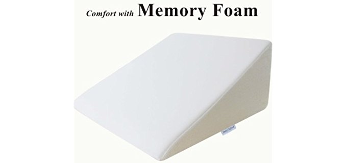 InteVision Elevation Wedge - Foam Wedge Bed Pillow