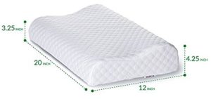 Bedsure Memory Foam Contour Pillow with Therapeutic Design - Spinal Relief, Hypoallergenic and Dust Mite Resistant 3 of 6