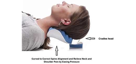 CHIROPRACTIC PILLOW - Cervical Pillow to help ease Neck and Shoulder Pain and Provide relief by Easing Tension - Therapeutic and Helps Spine Alignment 4 of 5