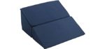 Drive Medical Folding Bed Wedge, 7 Inch, Blue