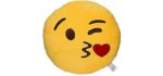EvZ Emoji Smiley - Soft Toy Throw Pillow