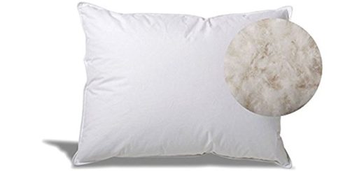 Extra Soft Down Filled Pillow for Stomach Sleepers w/ Cotton Casing - Made in the USA, Standard 1 of 6