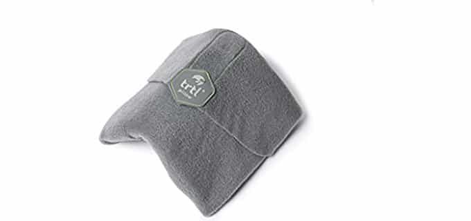 Trtl Pillow - Scientifically Proven Super Soft Neck Support Travel Pillow – Machine Washable Grey
