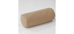 Alex Orthopedic - 1002-SB - Cervical Neck Roll Pillow Case Only - Beige Satin - Set of Two