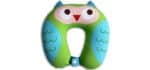 Nido Nest Kids Travel Neck Pillow - Best for Long Flights, Road Trips & Birthday Gifts For Kids - U-Shaped Pillows Sized for Toddler, Preschool, Kindergarten, Elementary Children - OWL