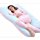 QUEEN ROSE Full Pregnancy Body Pillow Originally with Washable Cover-U Shaped（55