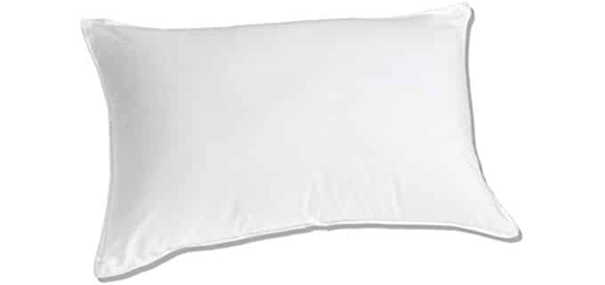 Luxuredown Pure Goose Down Pillow - 100% Cotton Pure Goose Down Pillow