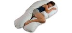 Moonlight Slumber Comfort U - Total Body Support Pillow for Neck and Shoulder Pain