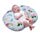 Boppy Cotton Blend Nursing Pillow and Positioner, Blue Pink Posy