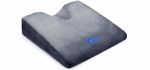 Car Seat Cushion - Premium Therapeutic Grade Automobile Wedge Pad To Elevate Height And Comfort While Driving