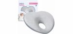 Newborn Baby Head Shaping Pillow | Memory Foam Cushion for Flat Head Syndrome Prevention | Prevent Plagiocephaly | Best Perfect for Baby Boy & Girl