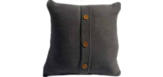 Blue Hill products Cardigan - Throw Pillow with Buttons