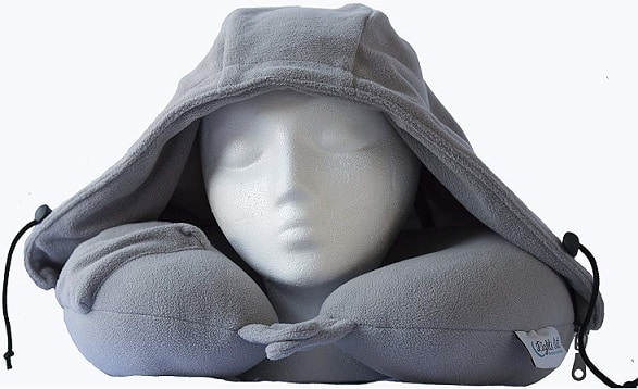 best travel pillow with hood