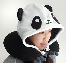 Hooded Travel Pillow Panda