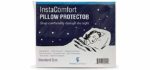 Insta Comfort Hypoallergenic - Zip Up Pillow Case for Allergies