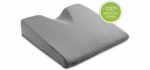 COMFYSURE Car Seat Wedge Pillow - Memory Foam Firm Cushion - Orthopedic Support and Pain Relief for Lower Back, Tailbone, Coccyx and Hips for Driving, Office Chairs and More