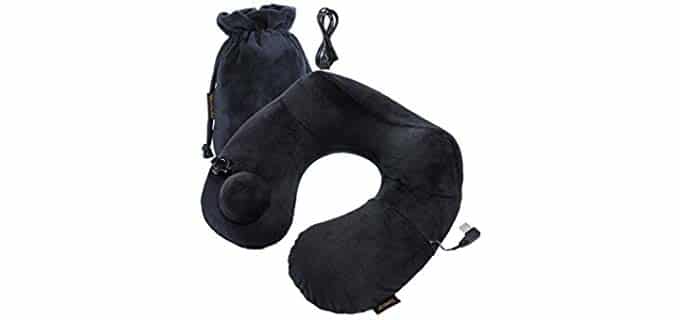 Aibolt Inflatable - USB Heated Neck Pillow
