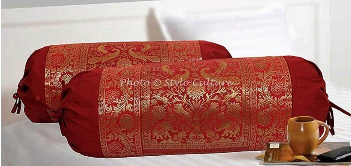 cylindrical pillow cover