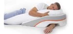 MedCline Side Sleeper Pillow - With Arm Hole for Acid Reflux