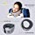 ComfoArray Head Support Travel Pillow- More Supportive Design, Travel Pillow for Airplane Travel, 100% Memory Foam, Adjustable According to Neck Size. with Earplugs and Sleep Mask.