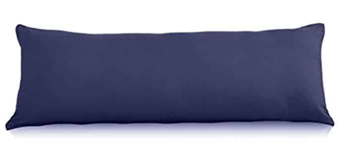 EVOLIVE Ultra Soft Microfiber Body Pillow Cover/Pillowcases 21
