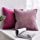MIULEE Pack of 2 Decorative Velvet Throw Pillow Cover Soft Pink Purple Pillow Cover Solid Square Cushion Case for Sofa Bedroom Car 18x 18 Inch 45x 45cm