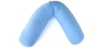 Squishy Deluxe BLUE - Microbead Body Pillow