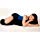 Microbead Body Pillow with Silky Smooth Removable Cover by Squishy Deluxe; Extremely Huggable & Hypoallergenic, Doubles as a Pregnancy & Nursing Pillow; 47