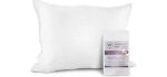 Oeko-Tex White - King Size Silk Pillow Case