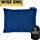 Wise Owl Outfitters Camping Pillow Compressible Foam Pillows - Use When Sleeping in Car, Plane Travel, Hammock Bed & Camp - Adults & Kids - Compact Small & Large Size - Portable Bag - MD Blue