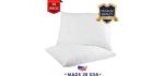 Looms & Linens Premium - Down Alternative Pillow Insert