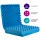 Egg Crate Sculpted Foam Seat Cushion with Full Back, Blue