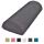 Half Moon Bolster Pillow | Multi Position Lumbar Cushion | Cooling Memory Foam Semi Roll Under Knee Support Pillow for Back Sleepers | Back Pain Relief Leg Pillow for Lower Back, Ankles, Neck (Grey)