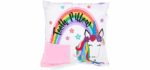 Rainbow Mane Unicorn Tooth Fairy Pillow with Tooth Fairy Dust