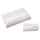 Zisa Dreams 100% Soft Cotton Contour Neck Memory Foam Pillowcase (Pillow not Included) w/Envelope Style Closure - White (Small/Medium)