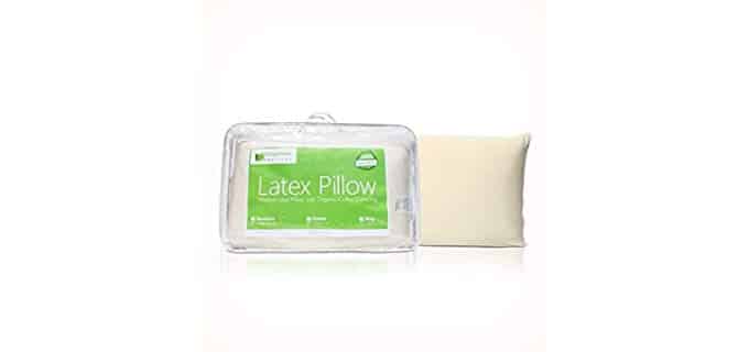 OrganiTextile Natural - Latex Pillow for All Sleep Positions