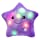 Bstaofy WEWILL Creative Twinkle Star Glowing LED Night Light Plush Pillows Stuffed Toys (Purple)