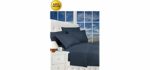 CELINE LINEN Luxury Pillowcases on Amazon 1800 Thread Count Egyptian Quality Wrinkle Free 2-Piece Pillowcases 100% Hypoallergenic, Standard Size - Navy Blue
