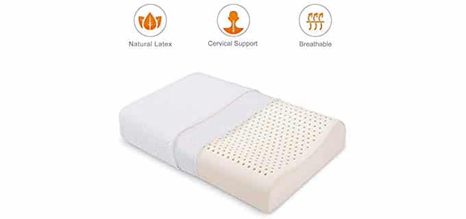 CooCoCo Bed Pillow - Back, Side and Stomach Position Sleeper Pillow