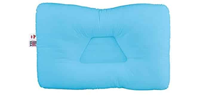 Core Products Tri-Core Cervical Support Pillow, Standard Firm - Full Size Blue