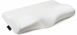 EPABO Contour Memory Foam Pillow Orthopedic Sleeping Pillows, Ergonomic Cervical Pillow for Neck Pain - for Side Sleepers, Back and Stomach Sleepers, Free Pillowcase Included (Firm & Standard Size)