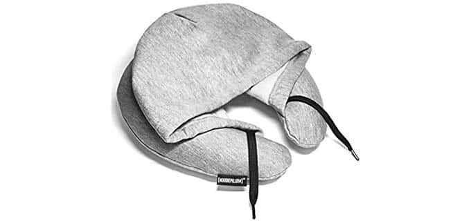 Hoodie Pillow Block Out - Full Coverage Hooded Travel Pillow