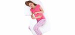 KAYBABY Eco-Friendly Removable Cover Pregnancy Pillow for Maternity Memory Foam Full Body Maternity for Side Sleeping and Back Pain Neck Pain Relief 100% Cotton Cover