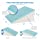 Lofe Foam Bed Wedge Pillow(24x24x12),Multipurpose Adjustable,Gel-Infused Memory Foam,Washable Bamboo Cover,Back & Leg Pillow,Relief from Acid Reflux,Snoring,Post Surgery (Interlayer Adjustment)