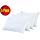 Niagara Sleep Solution 4 Pack Pillow Protectors Standard 20x26 Hypoallergenic 100% Cotton Sateen Tight Weave 3-4 Micron Pore Size High Thread Count 400 Style Zippered White Hotel Quality Non Noisy