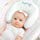 OCCObaby Baby Head Shaping Memory Foam Pillow | Cotton Cover & Bamboo Pillowcase | Keep Your Baby's Head Round | Prevent Flat Head Syndrome in Infant & Newborns