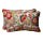 Pillow Perfect Decorative Multicolored Modern Floral Rectangle Toss Pillows, 2-Pack