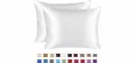 Shop Bedding Satin - Two Pack Zip Closure Pillow Cases