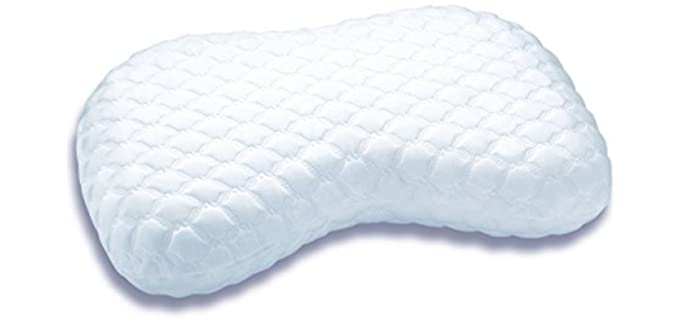 Sleep Innovations Cool Contour - Memory Foam Pillow for Neck and Shoulder Pain