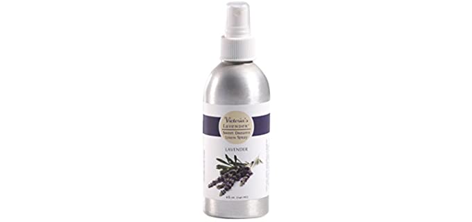 Victoria's Lavender Pillow and Linen Spray Sleep Better Tonight 100% Pure Lavender Essential Oil Handmade in Oregon (8 oz)